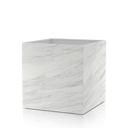 Porcelain Planters48 X 48 X 48 Calacata porcelain planters48 x 48 x 48 calacata